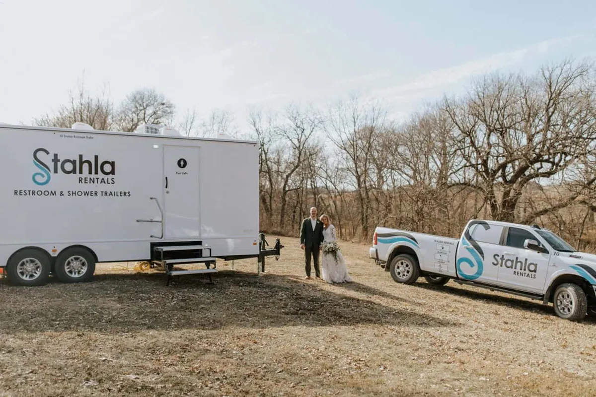 Garden Wedding Restroom Trailer Placement Tips