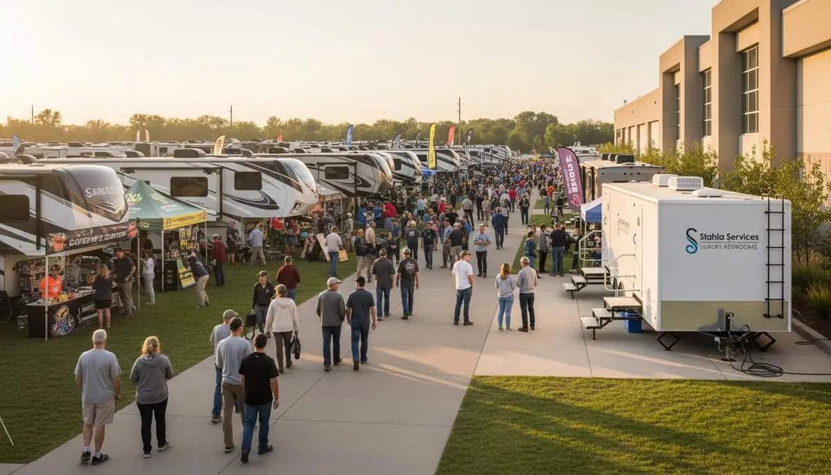 How to Hide Restroom Trailers at Your Texas Wedding Venue
