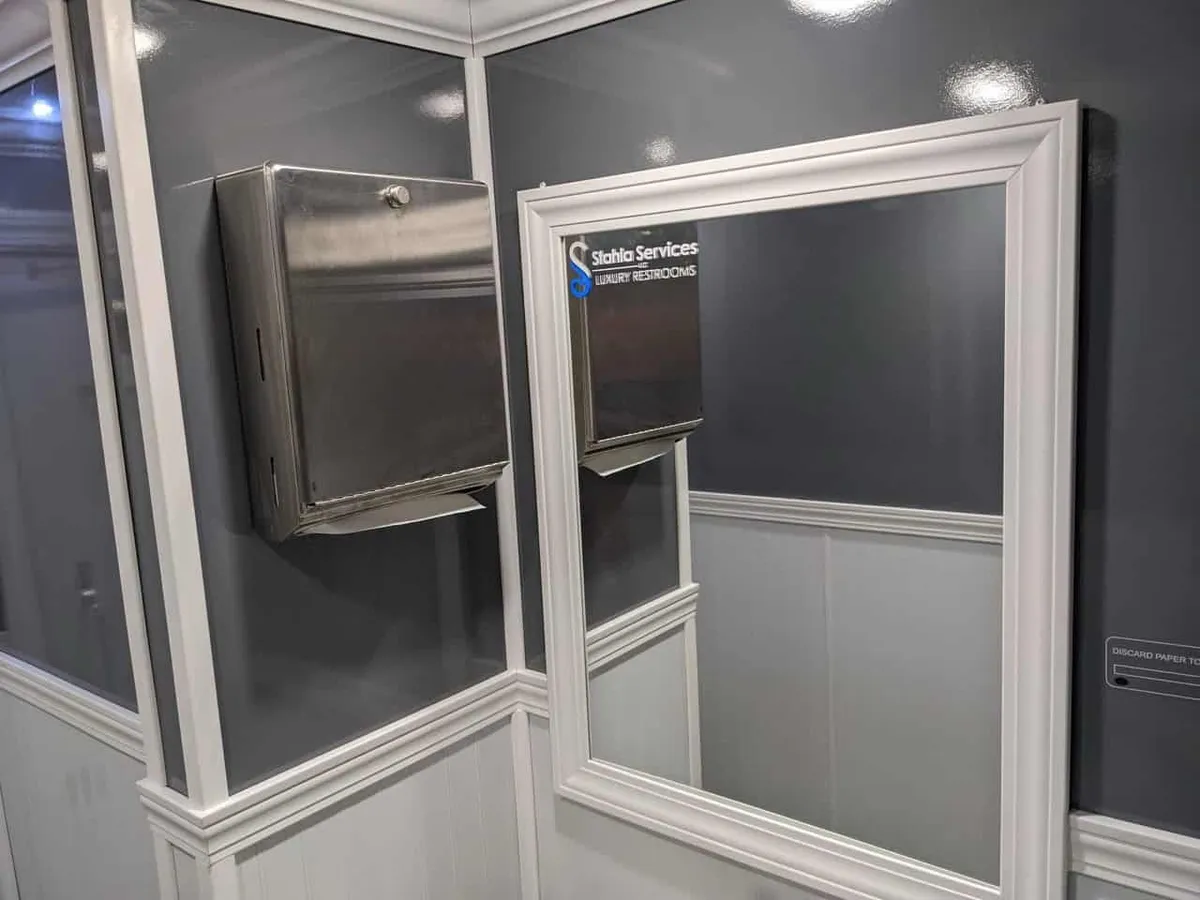 Construction Restroom Trailer vs Porta Potty